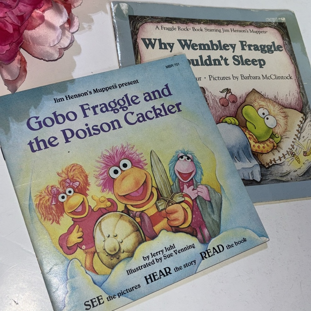 Fraggle Rock Books Jim Henson Muppets  Presents Fraggle Rock VTG